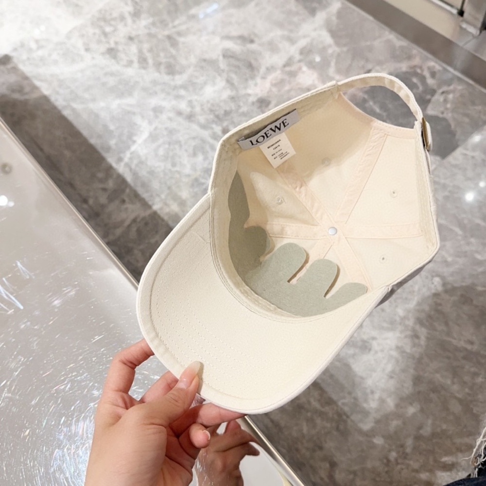 Loewe White Sun Protection Baseball Cap - Picture 4 of 6